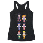 Sailor Moon Inner Senshi Pocket Parody Racerback Tank