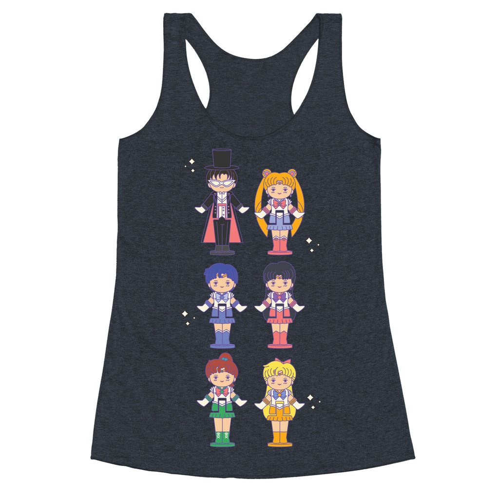 Sailor Moon Inner Senshi Pocket Parody Racerback Tank