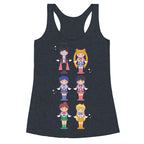 Sailor Moon Inner Senshi Pocket Parody Racerback Tank