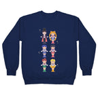 Sailor Moon Inner Senshi Pocket Parody Crewneck Sweatshirt