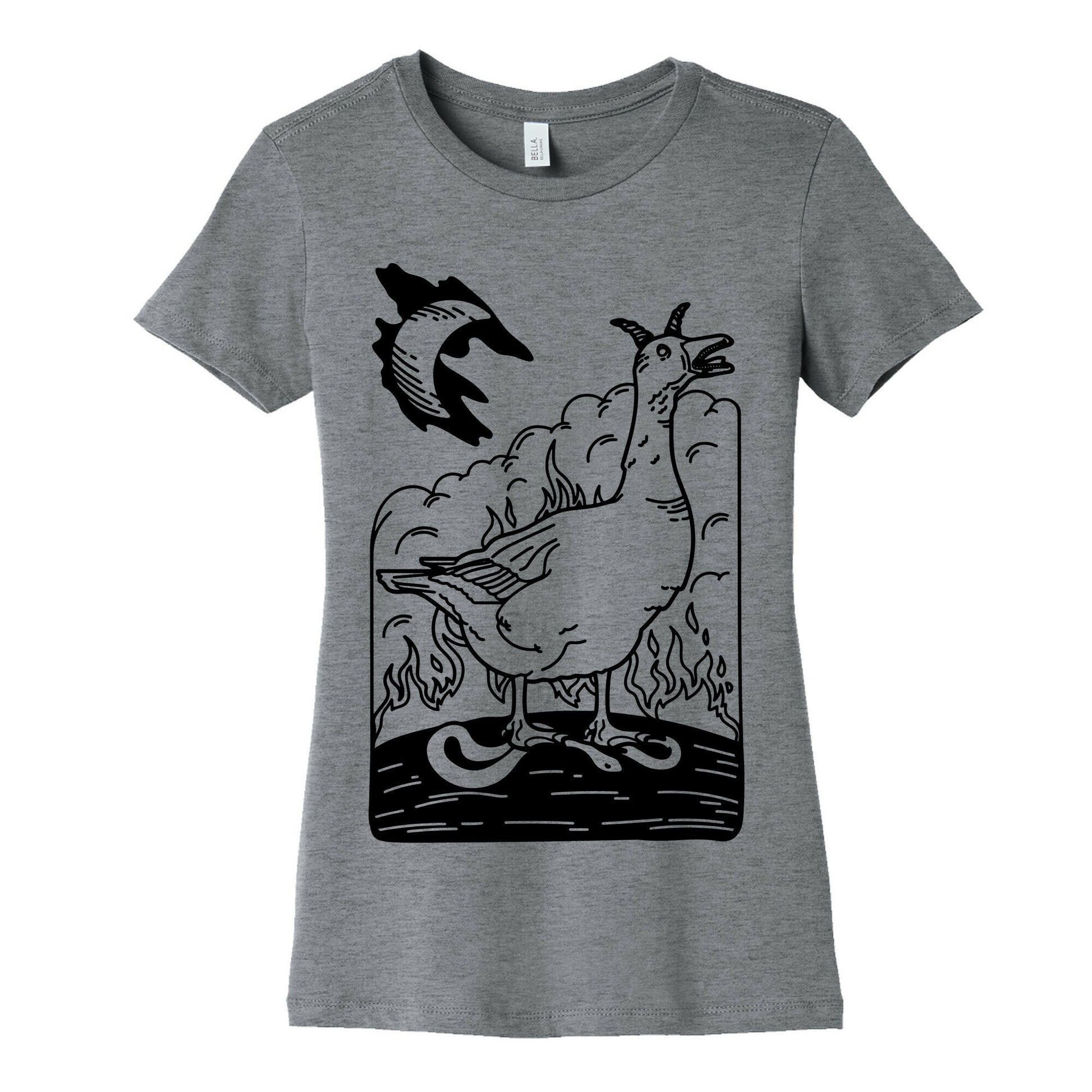 The Devil (Goose Parody) Women's Cotton Tee