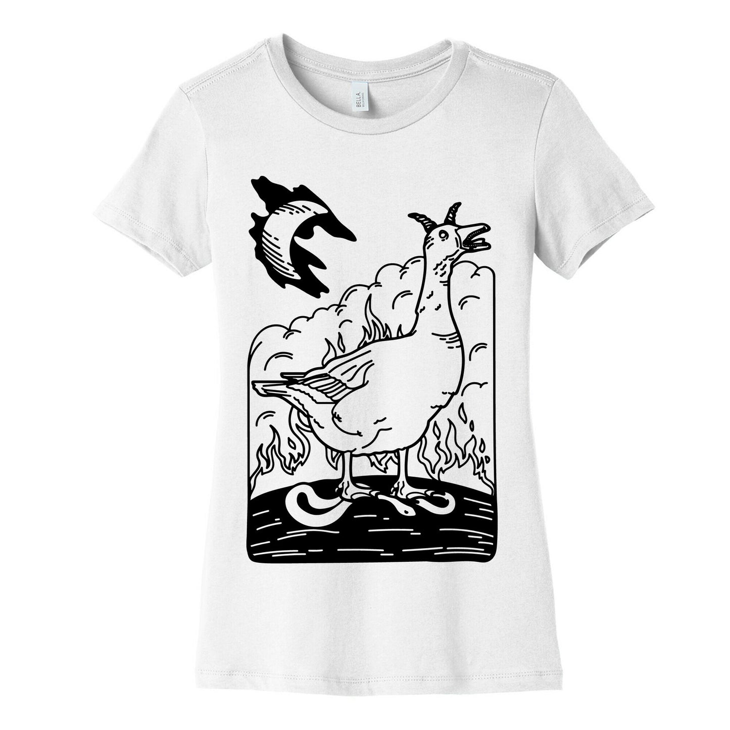The Devil (Goose Parody) Women's Cotton Tee