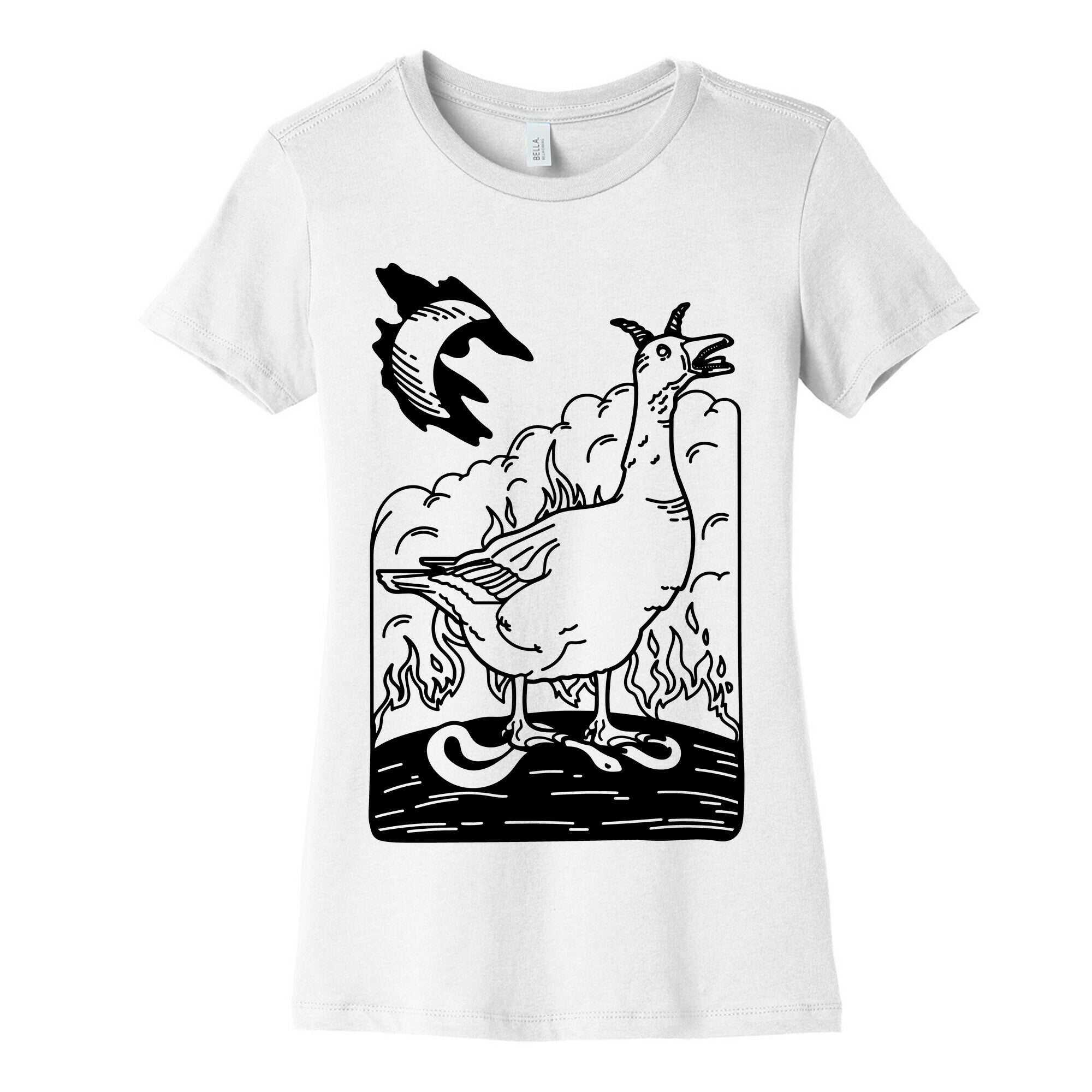 The Devil (Goose Parody) Women's Cotton Tee
