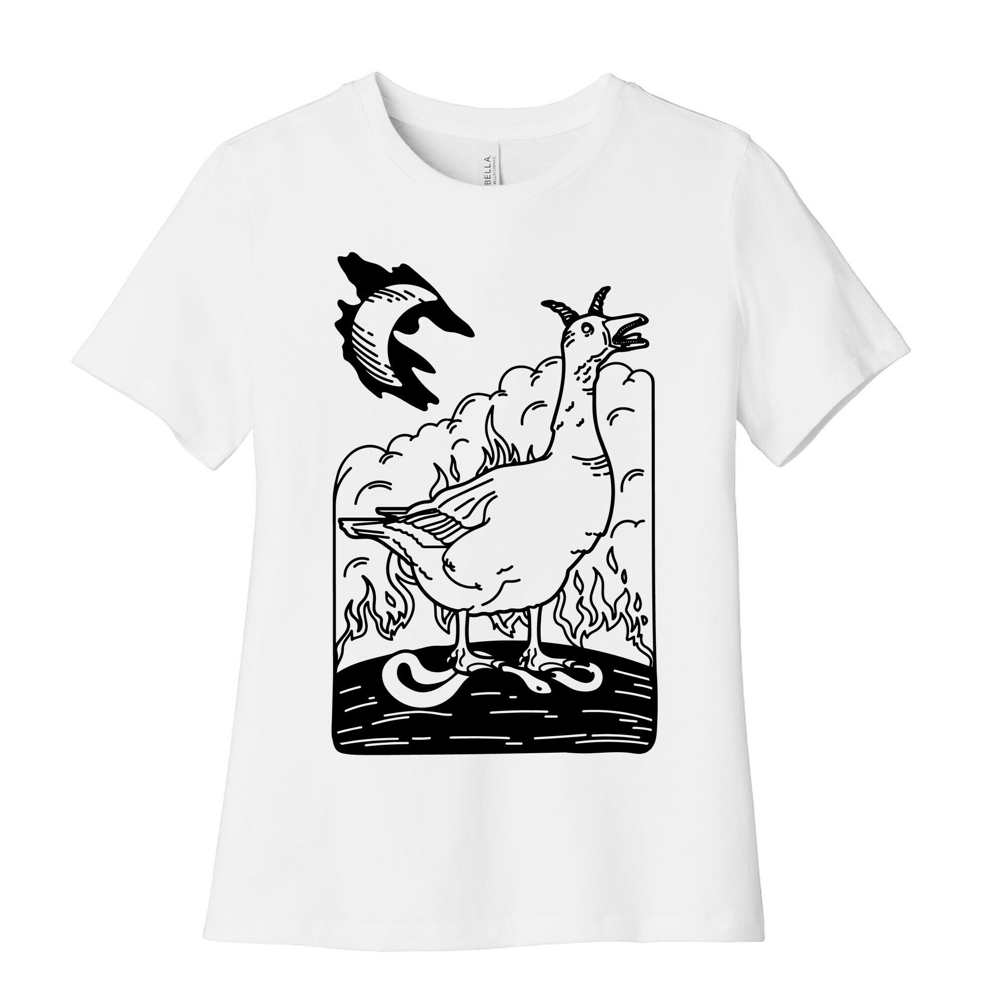 The Devil (Goose Parody) Women's Cotton Tee