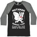 Mothman Running Team Baseball Tee