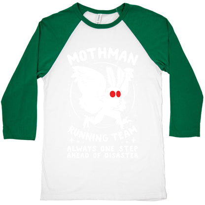 Mothman Running Team Baseball Tee