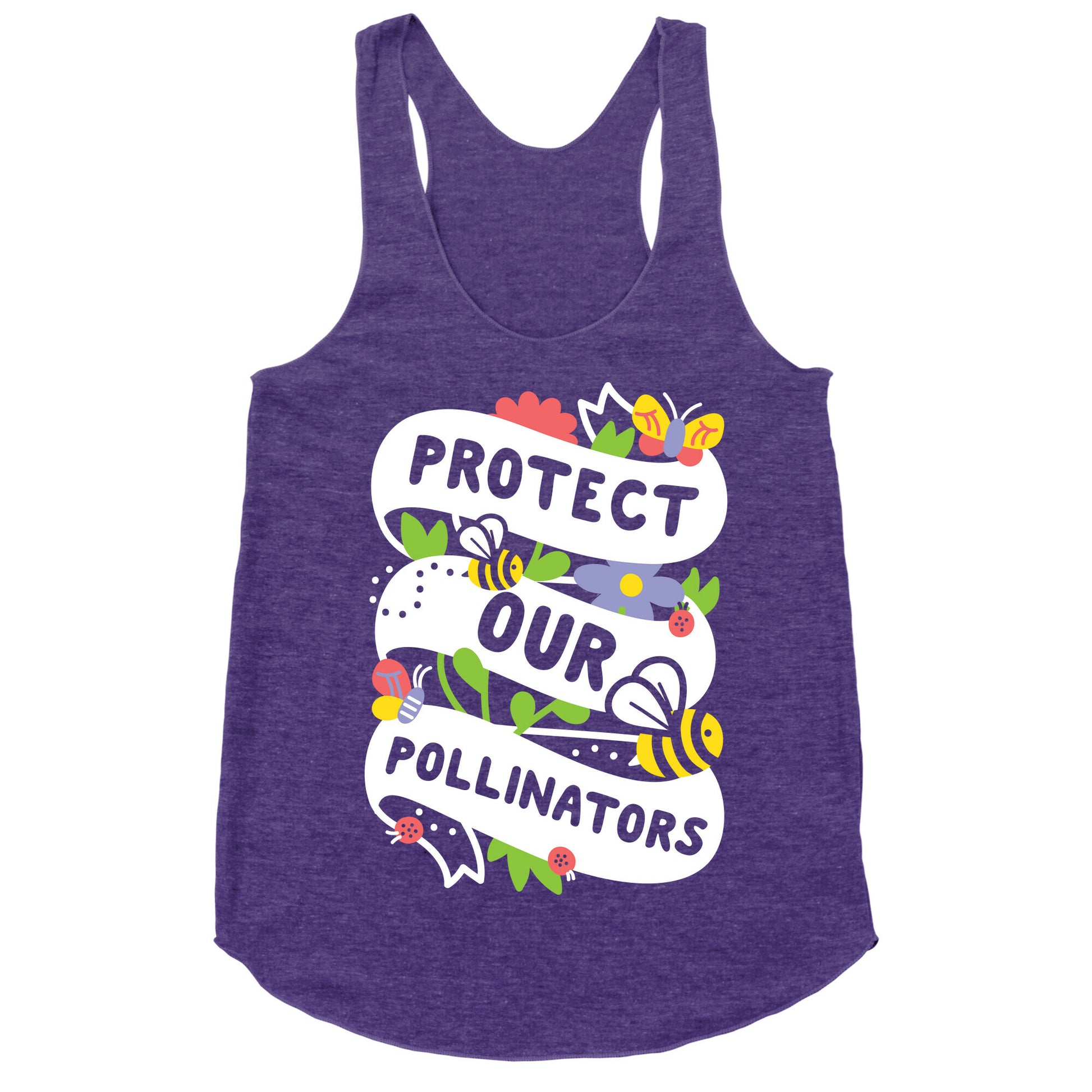 Protect Our Pollinators Racerback Tank