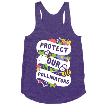 Protect Our Pollinators Racerback Tank