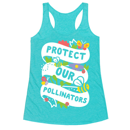 Protect Our Pollinators Racerback Tank