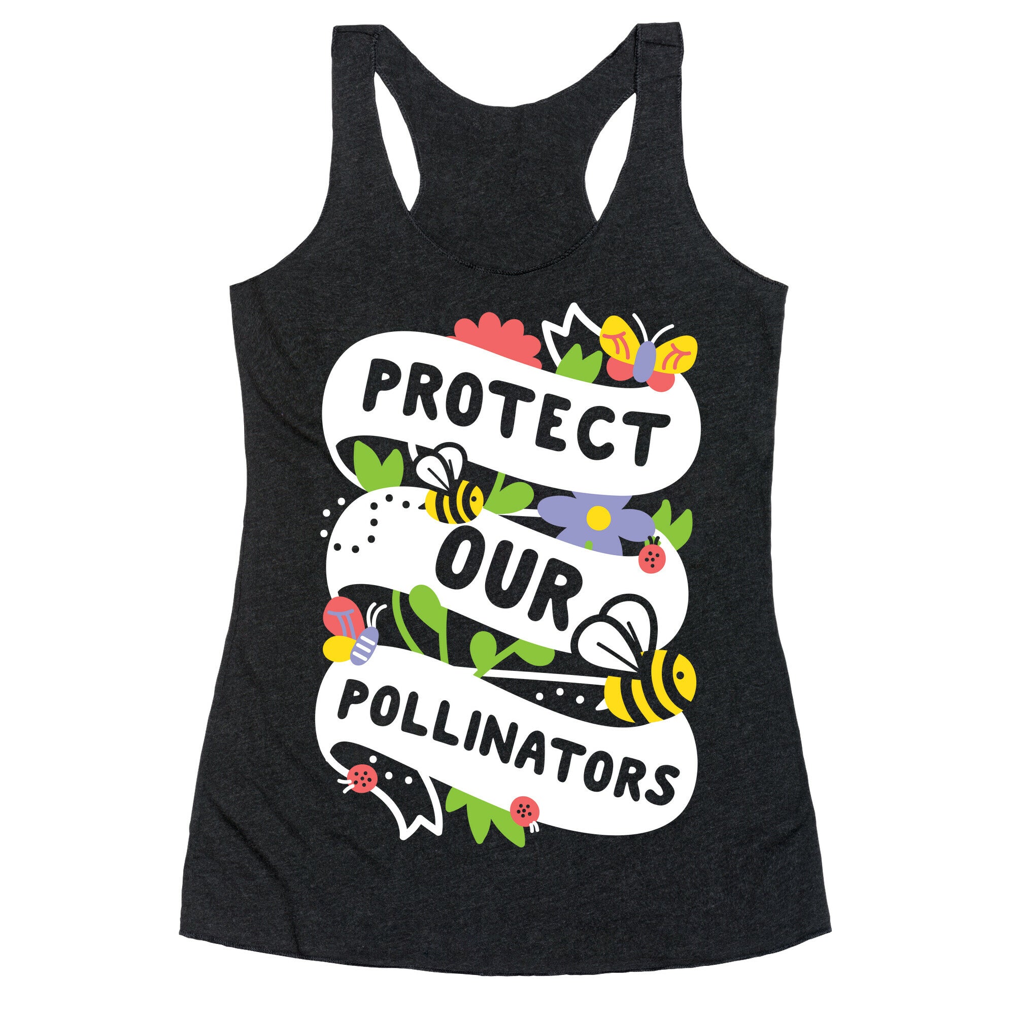 Protect Our Pollinators Racerback Tank