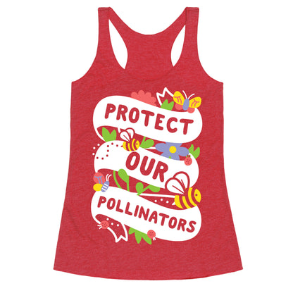 Protect Our Pollinators Racerback Tank