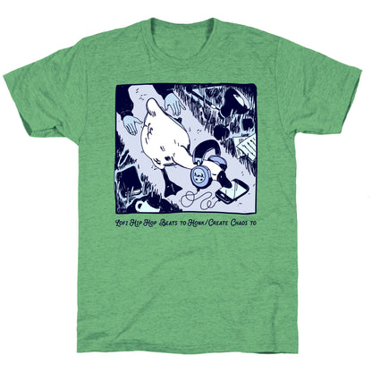 Lofi Hip Hop Goose  Unisex Triblend Tee