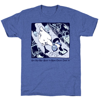 Lofi Hip Hop Goose  Unisex Triblend Tee