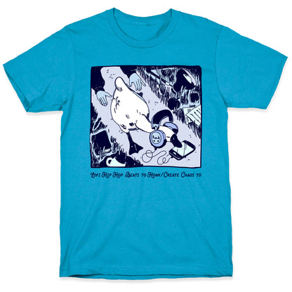 Lofi Hip Hop Goose  Unisex Triblend Tee