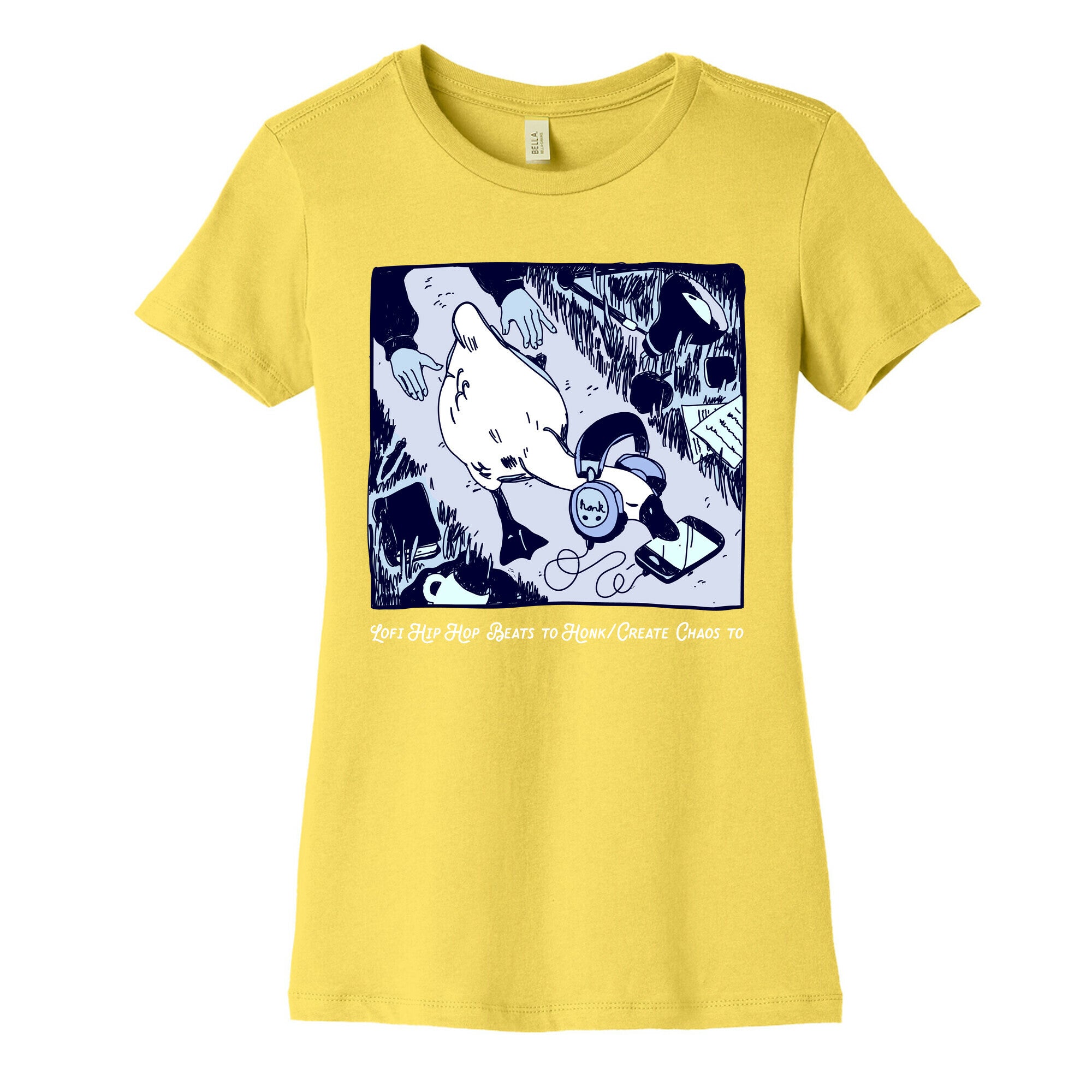 Lofi Hip Hop Goose  Women's Cotton Tee