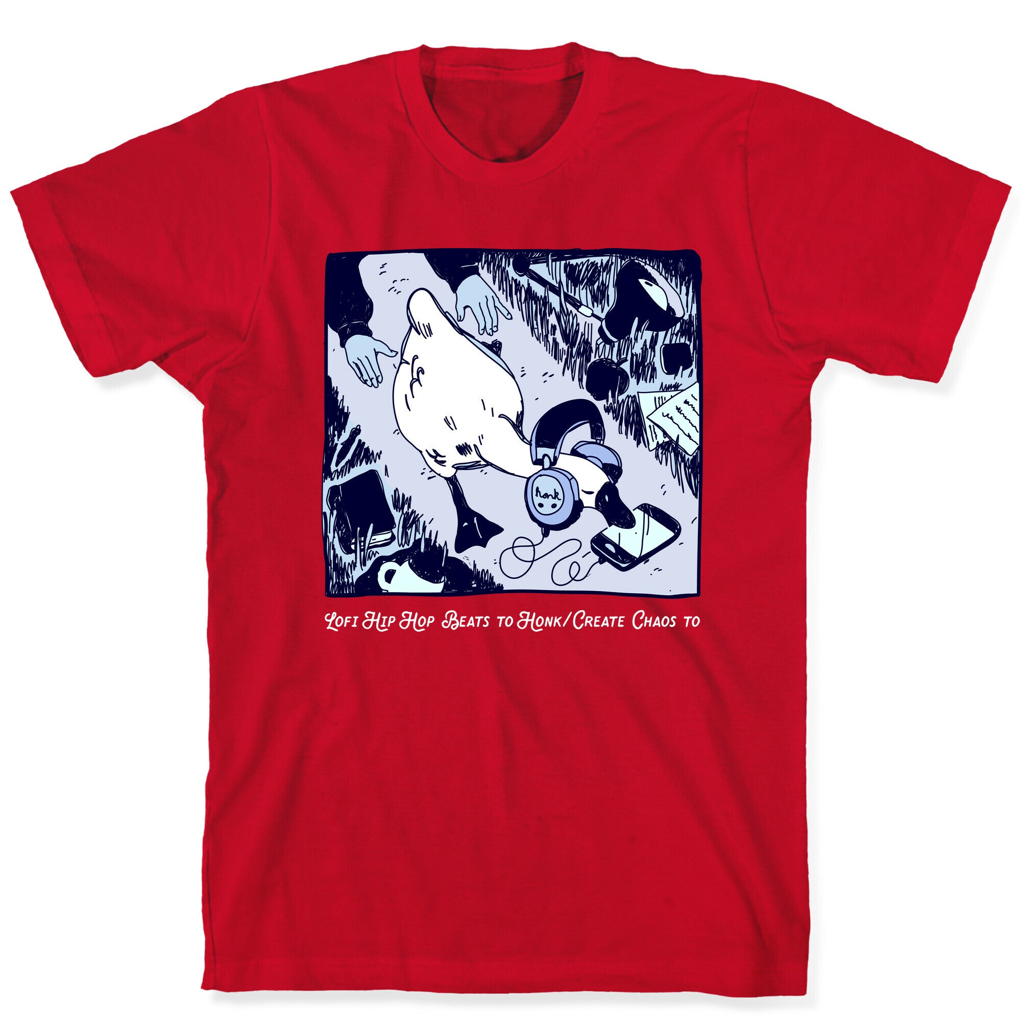 Lofi Hip Hop Goose  T-Shirt