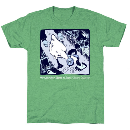 Lofi Hip Hop Goose  Unisex Triblend Tee