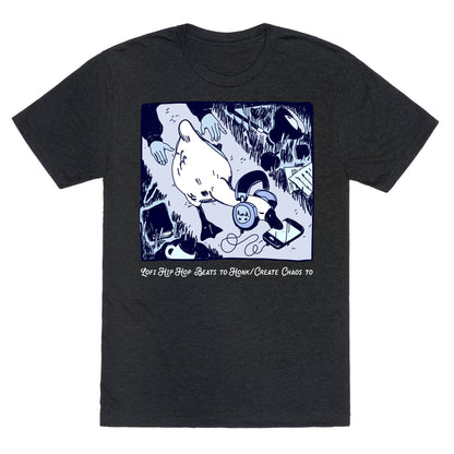 Lofi Hip Hop Goose  Unisex Triblend Tee