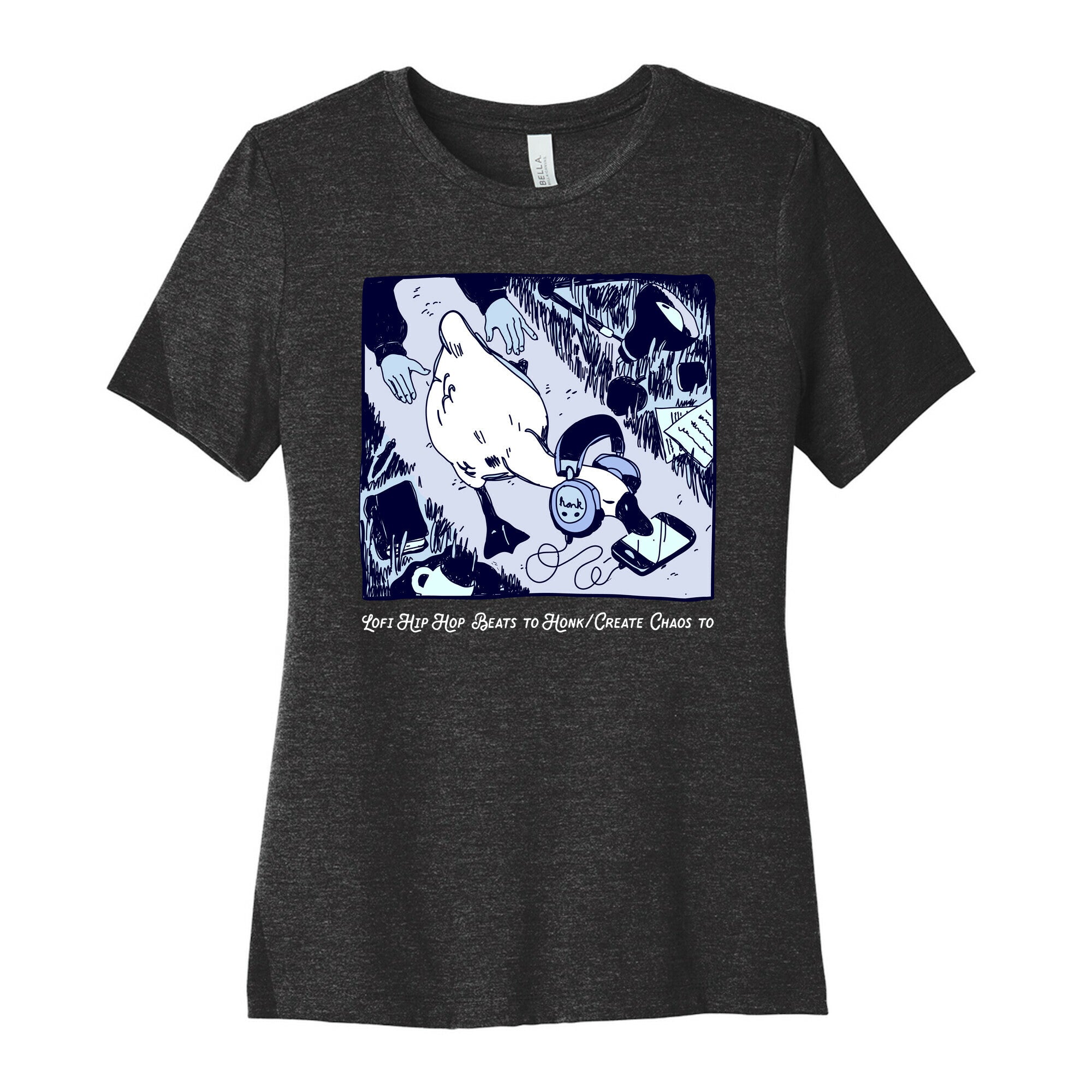 Lofi Hip Hop Goose  Women's Cotton Tee