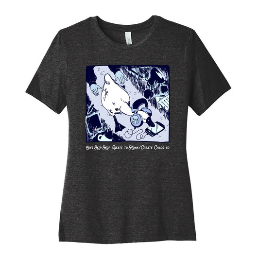 Lofi Hip Hop Goose  Women's Cotton Tee