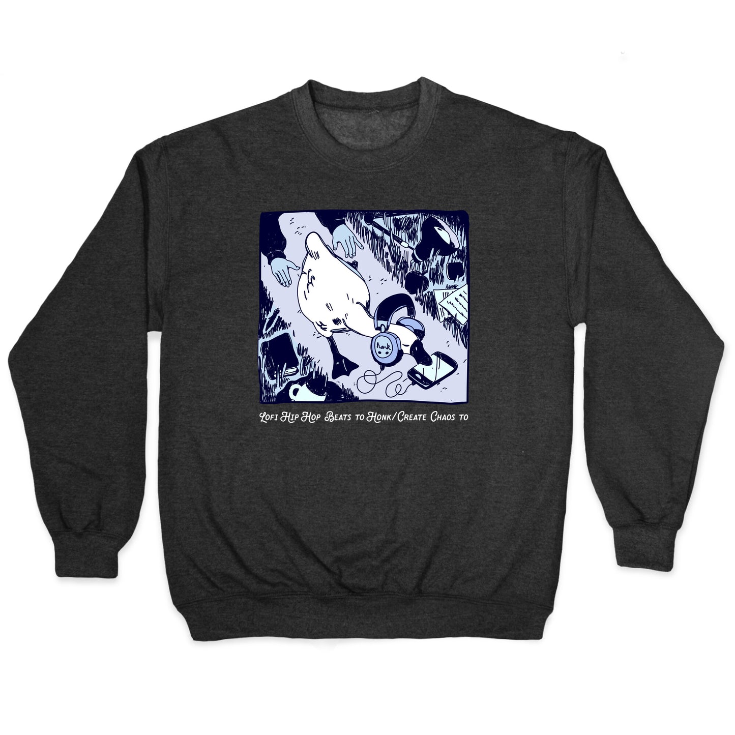 Lofi Hip Hop Goose Crewneck Sweatshirt
