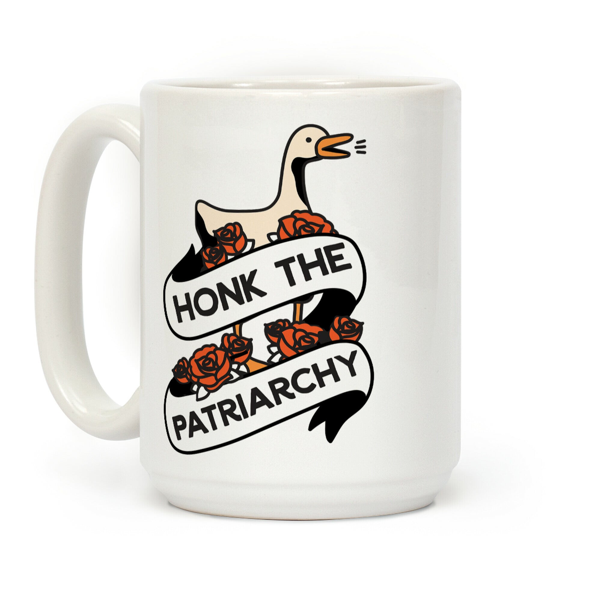 Honk The Patriarchy Goose Coffee Mug