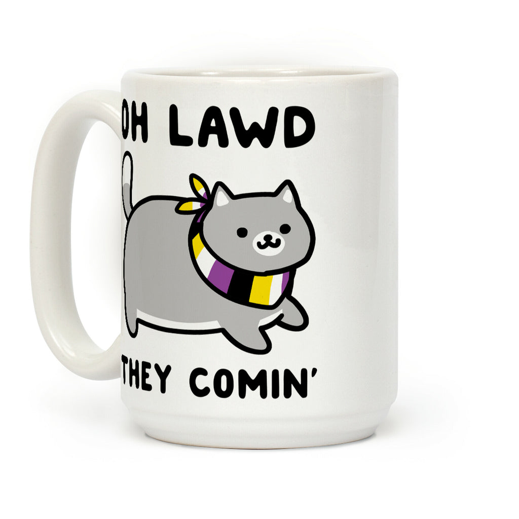 Oh Lawd, They Comin' - Non-Binary Coffee Mug