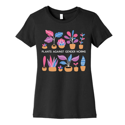 Plants Against Gender Norms Women's Cotton Tee