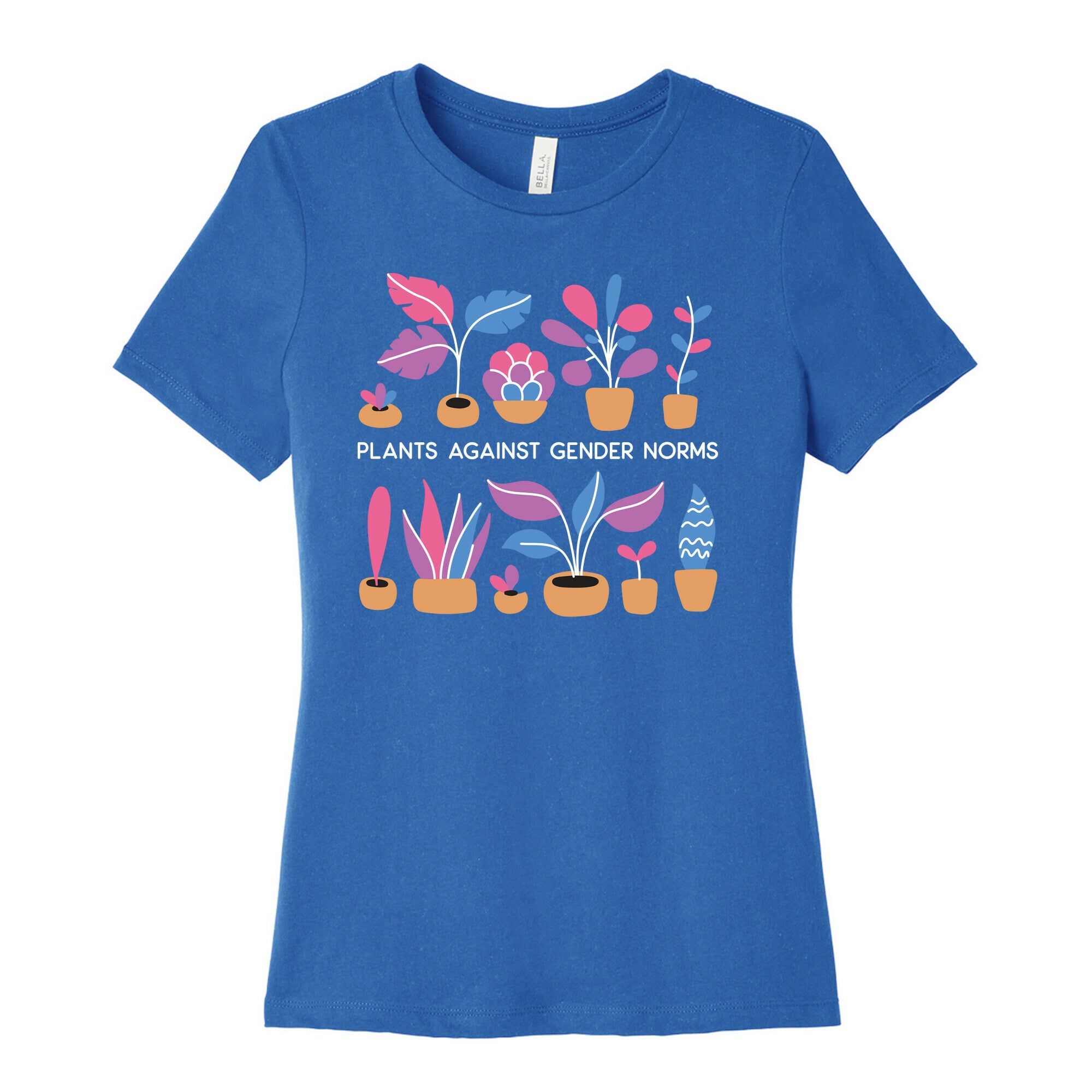 Plants Against Gender Norms Women's Cotton Tee