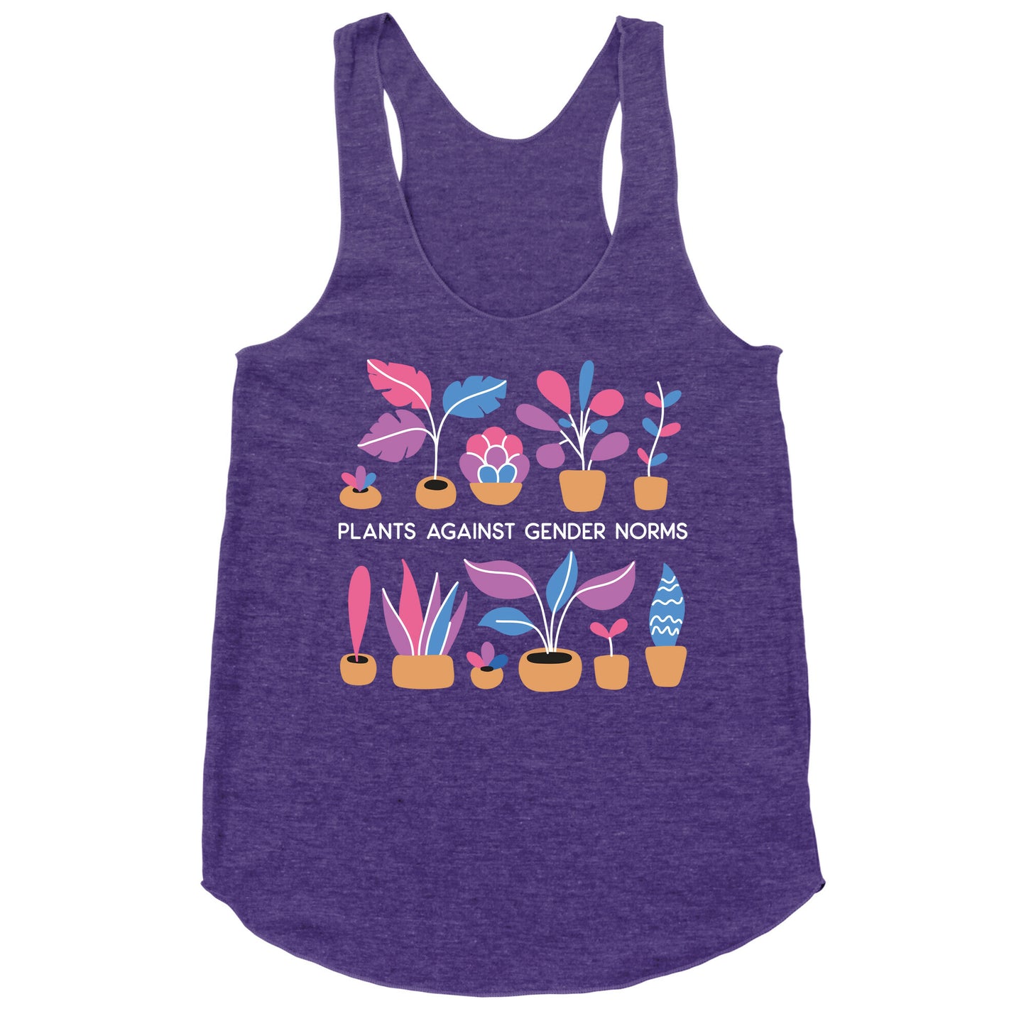 Plants Against Gender Norms Racerback Tank