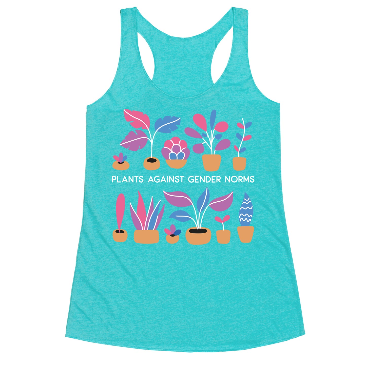 Plants Against Gender Norms Racerback Tank