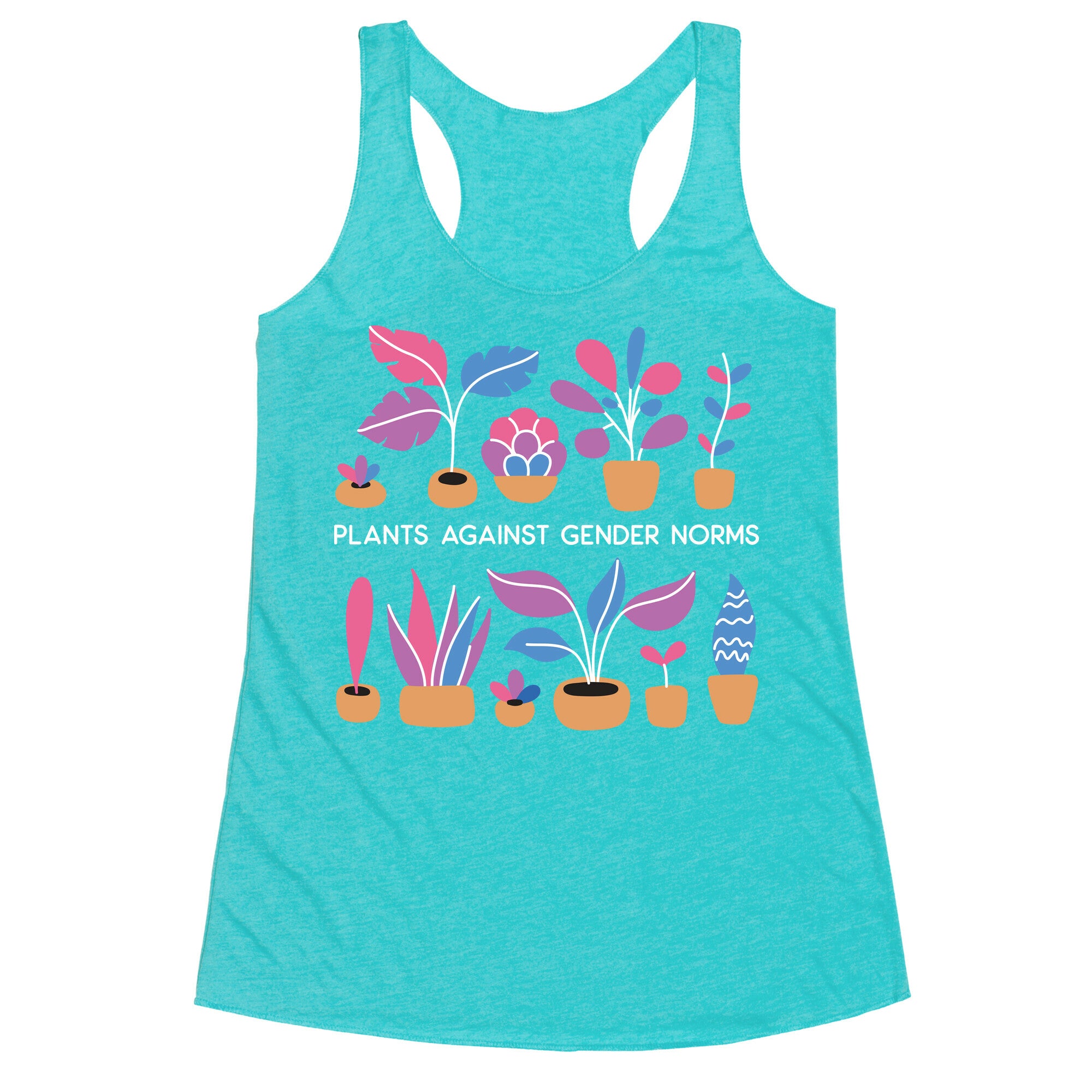 Plants Against Gender Norms Racerback Tank