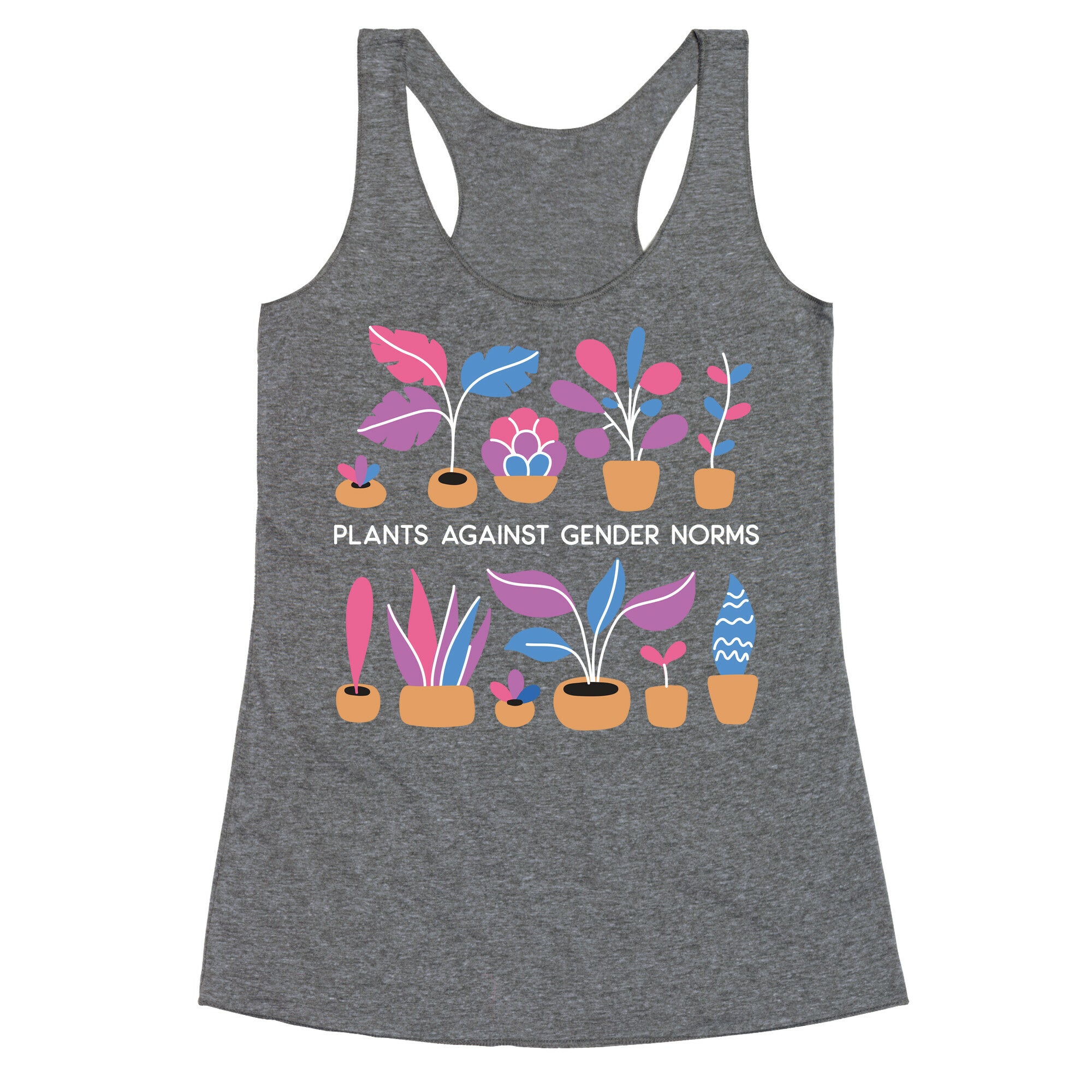 Plants Against Gender Norms Racerback Tank