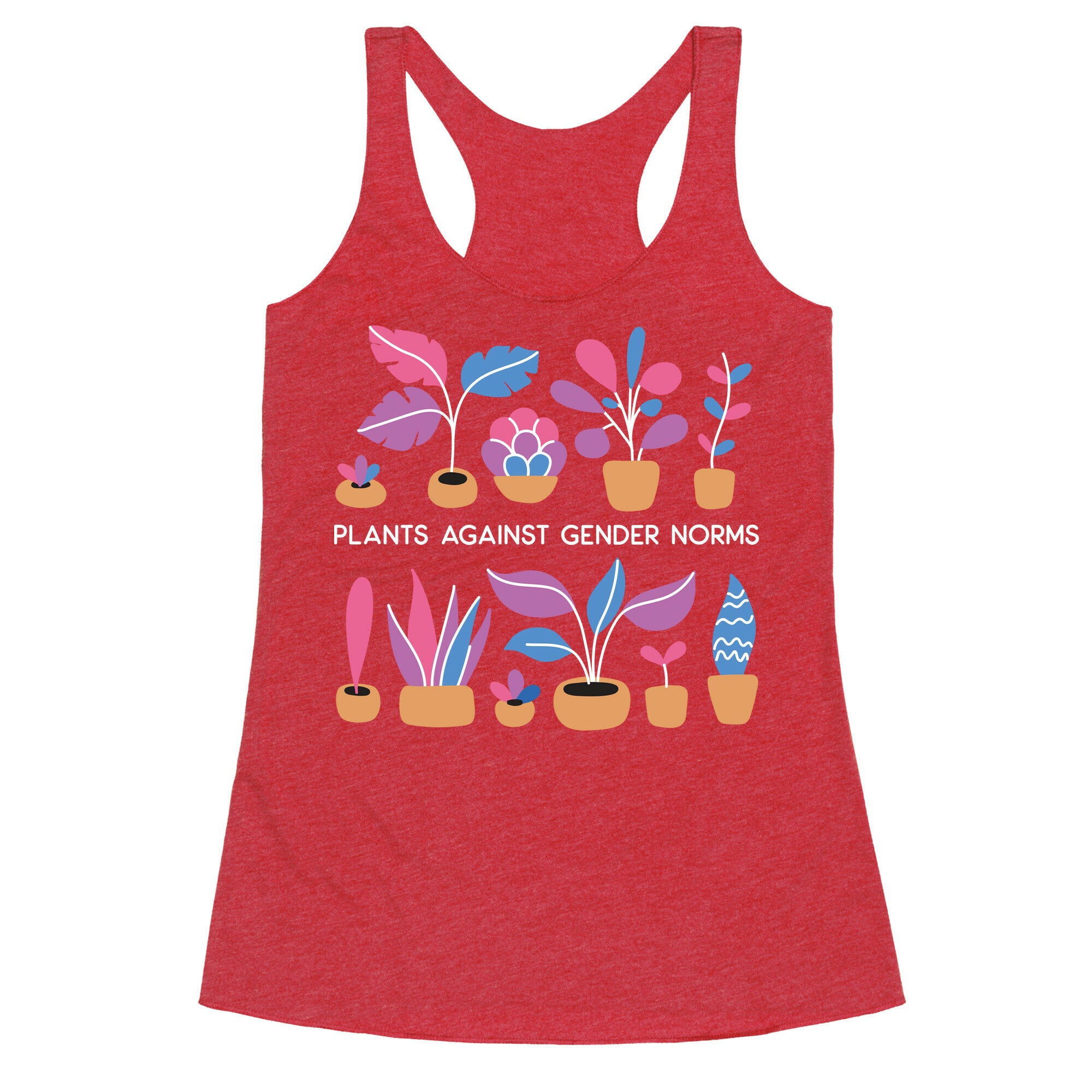 Plants Against Gender Norms Racerback Tank