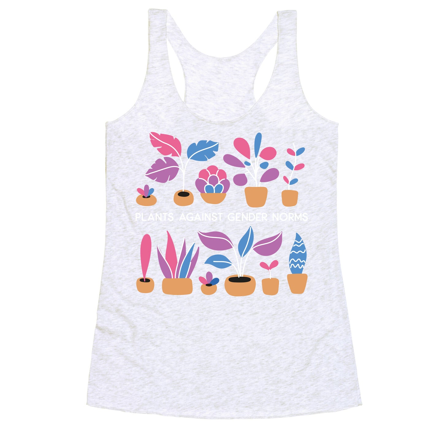 Plants Against Gender Norms Racerback Tank