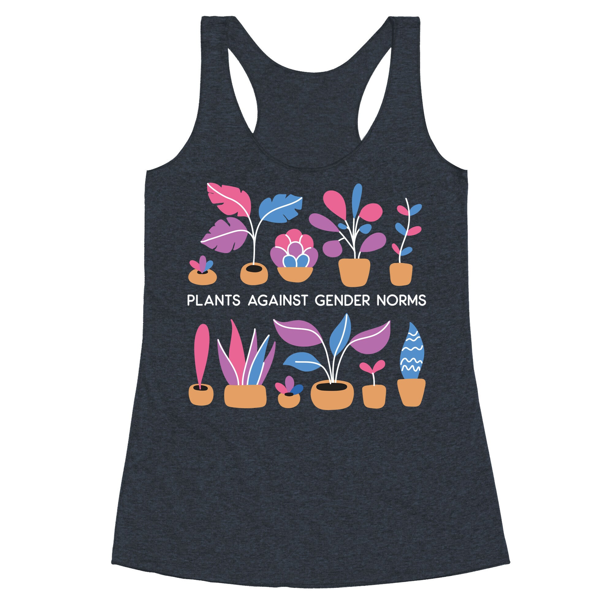 Plants Against Gender Norms Racerback Tank