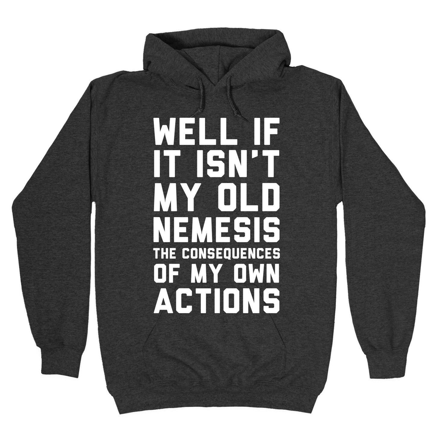 Well If It Isn't My Old Nemesis The Consequences of my Own Actions Hoodie