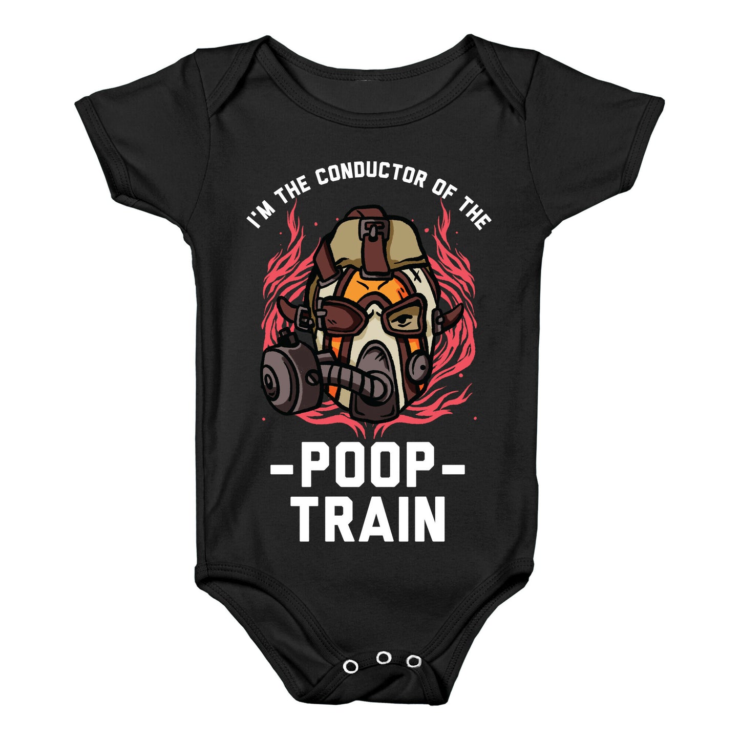 I'm the Conductor of the Poop Train Krieg Parody Baby One Piece