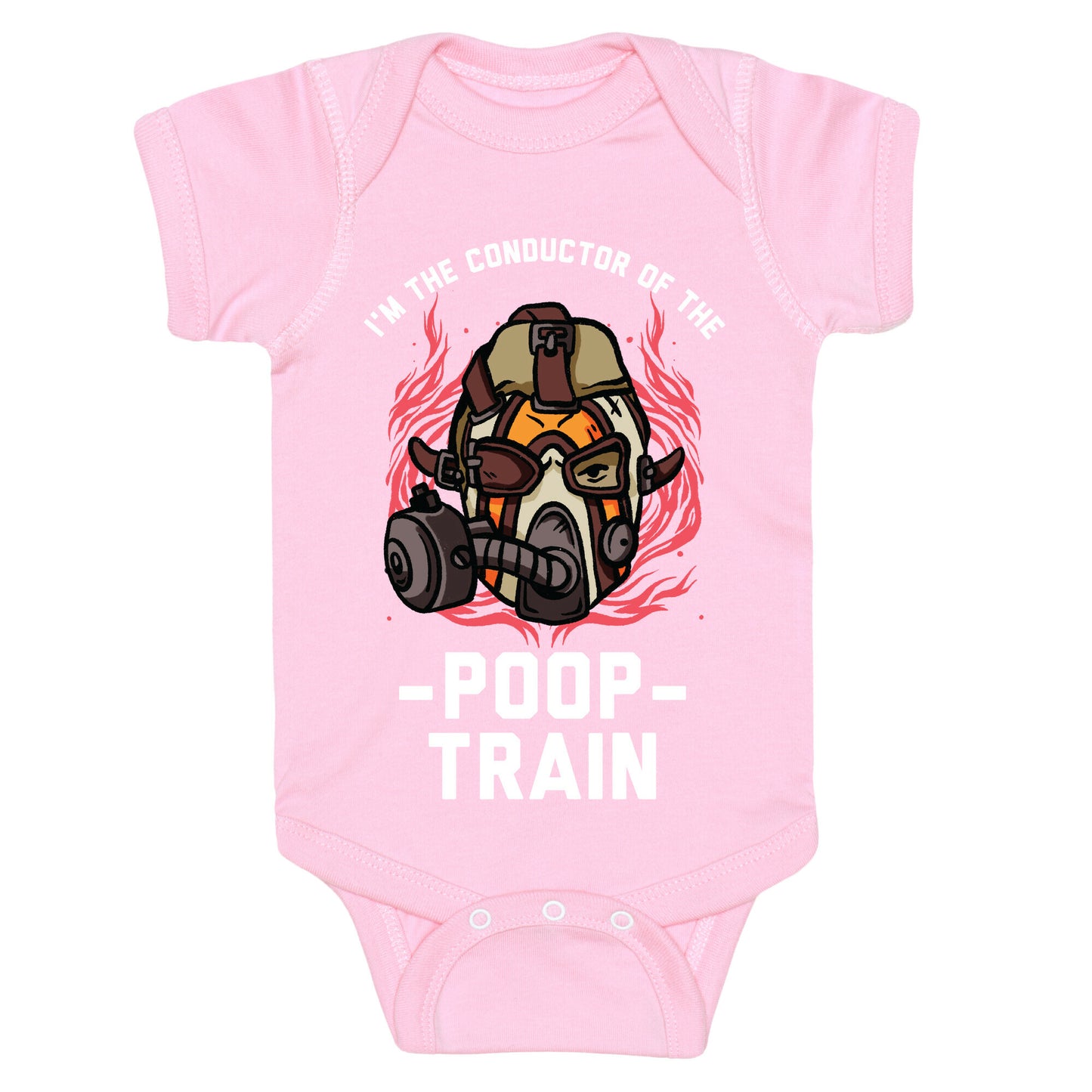 I'm the Conductor of the Poop Train Krieg Parody Baby One Piece