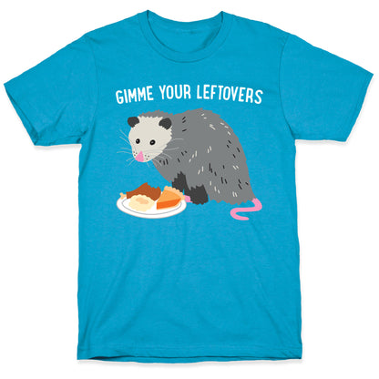 Gimme Your Leftovers Possum Unisex Triblend Tee