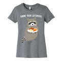Gimme Your Leftovers Raccoon Women's Cotton Tee
