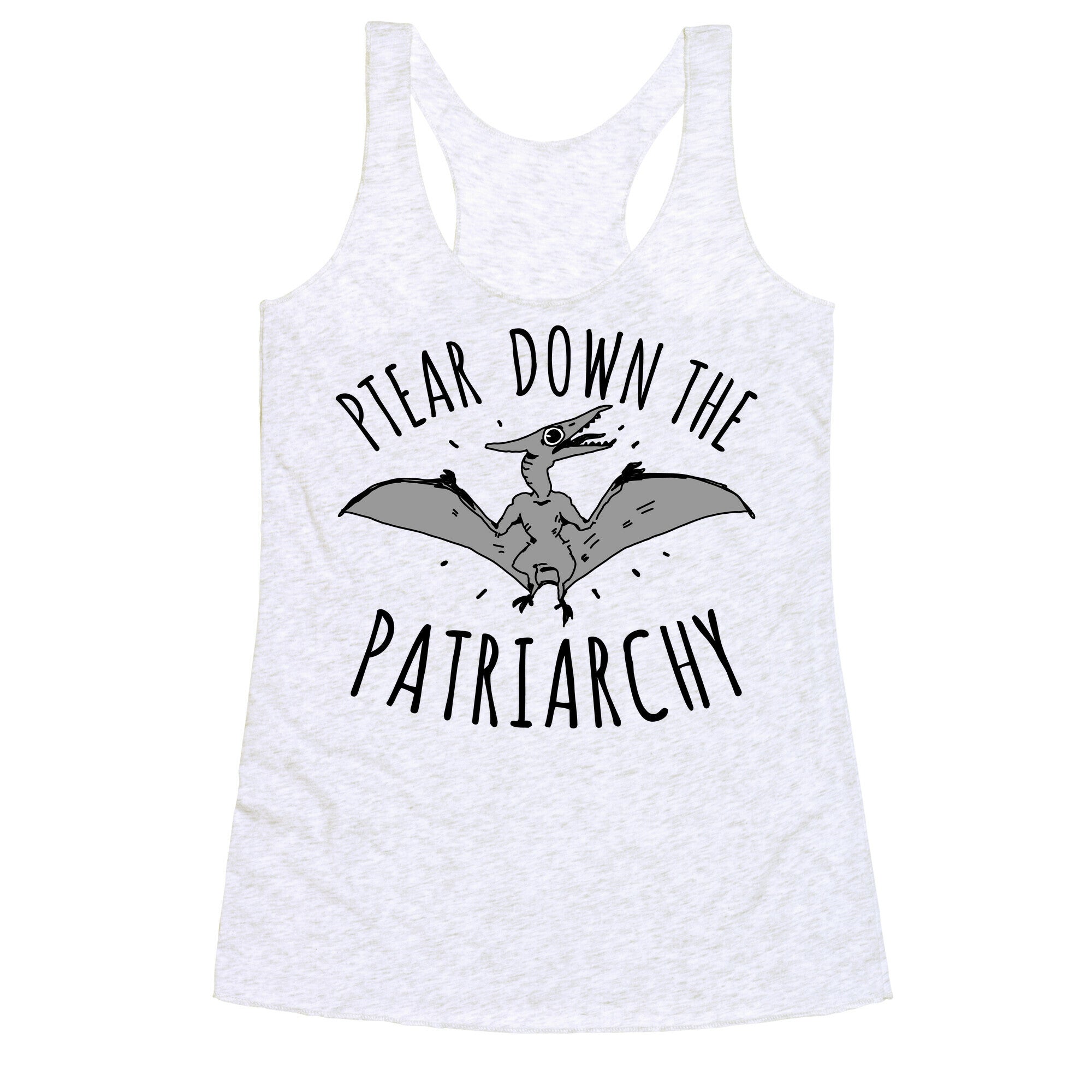 Ptear Down the Patriarchy Racerback Tank