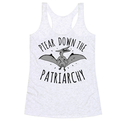 Ptear Down the Patriarchy Racerback Tank