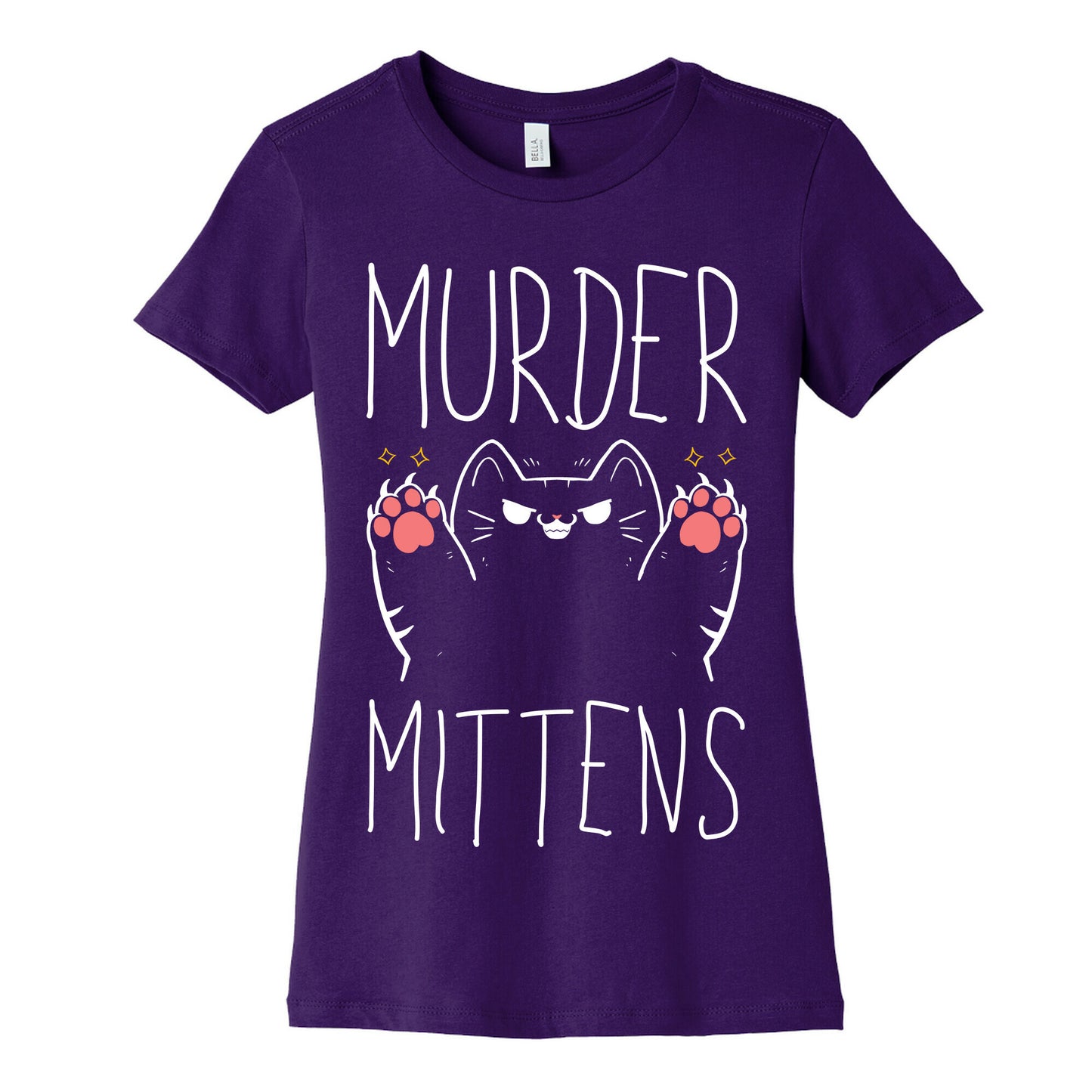 Murder Mittens Women's Cotton Tee