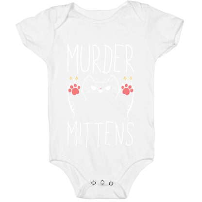 Murder Mittens Baby One Piece