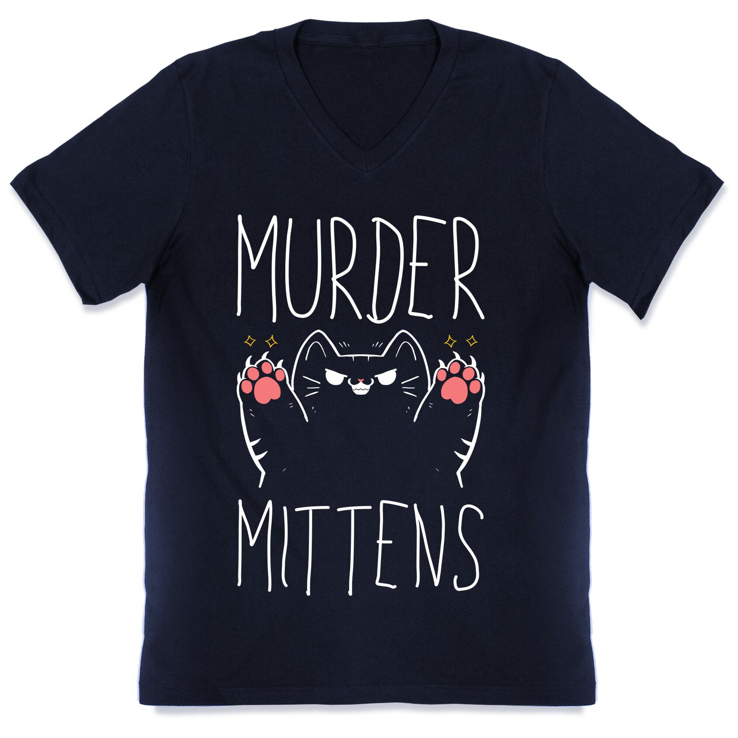 Murder Mittens V-Neck