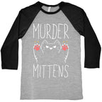 Murder Mittens Baseball Tee