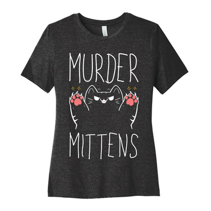 Murder Mittens Women's Cotton Tee
