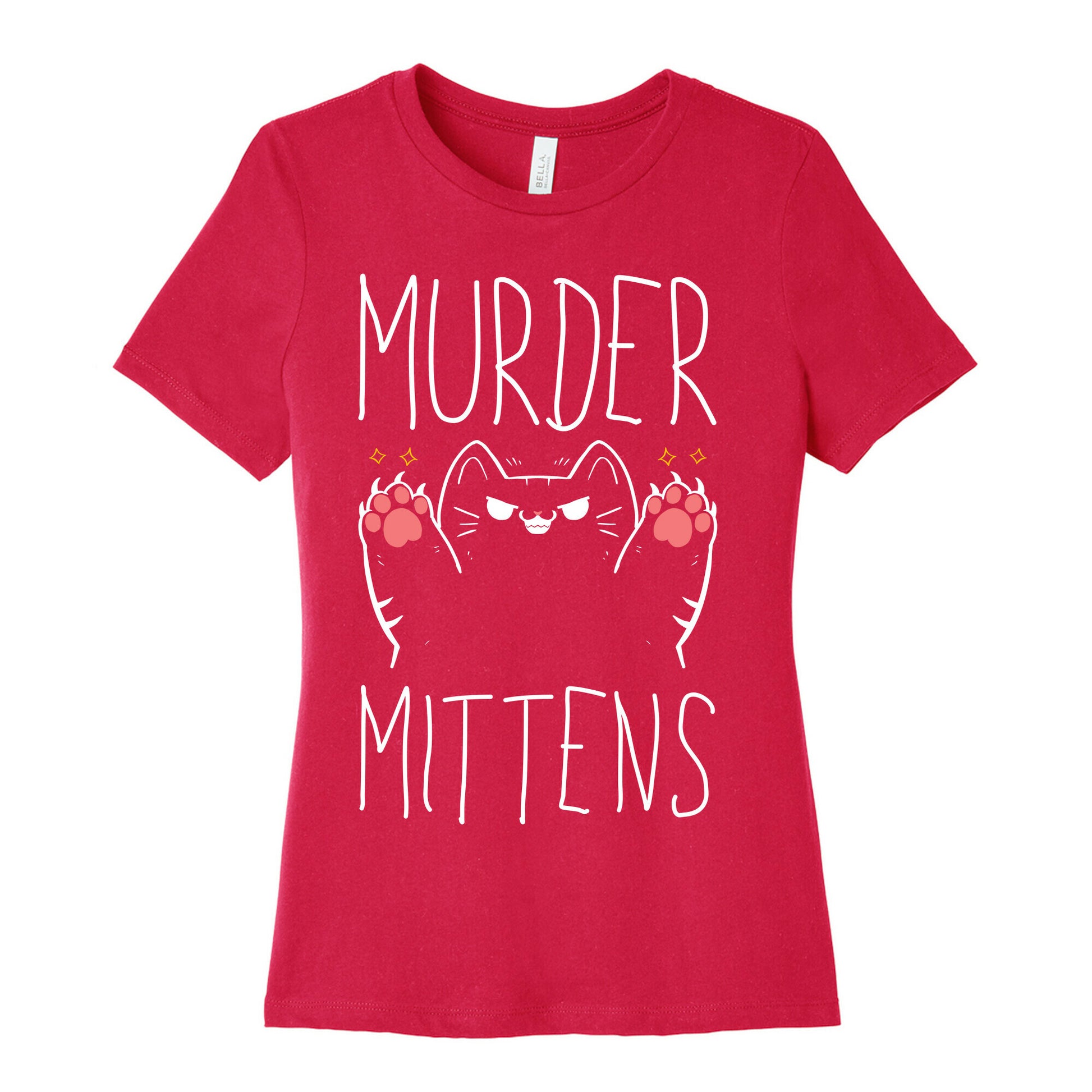 Murder Mittens Women's Cotton Tee