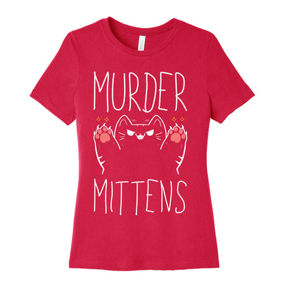 Murder Mittens Women's Cotton Tee
